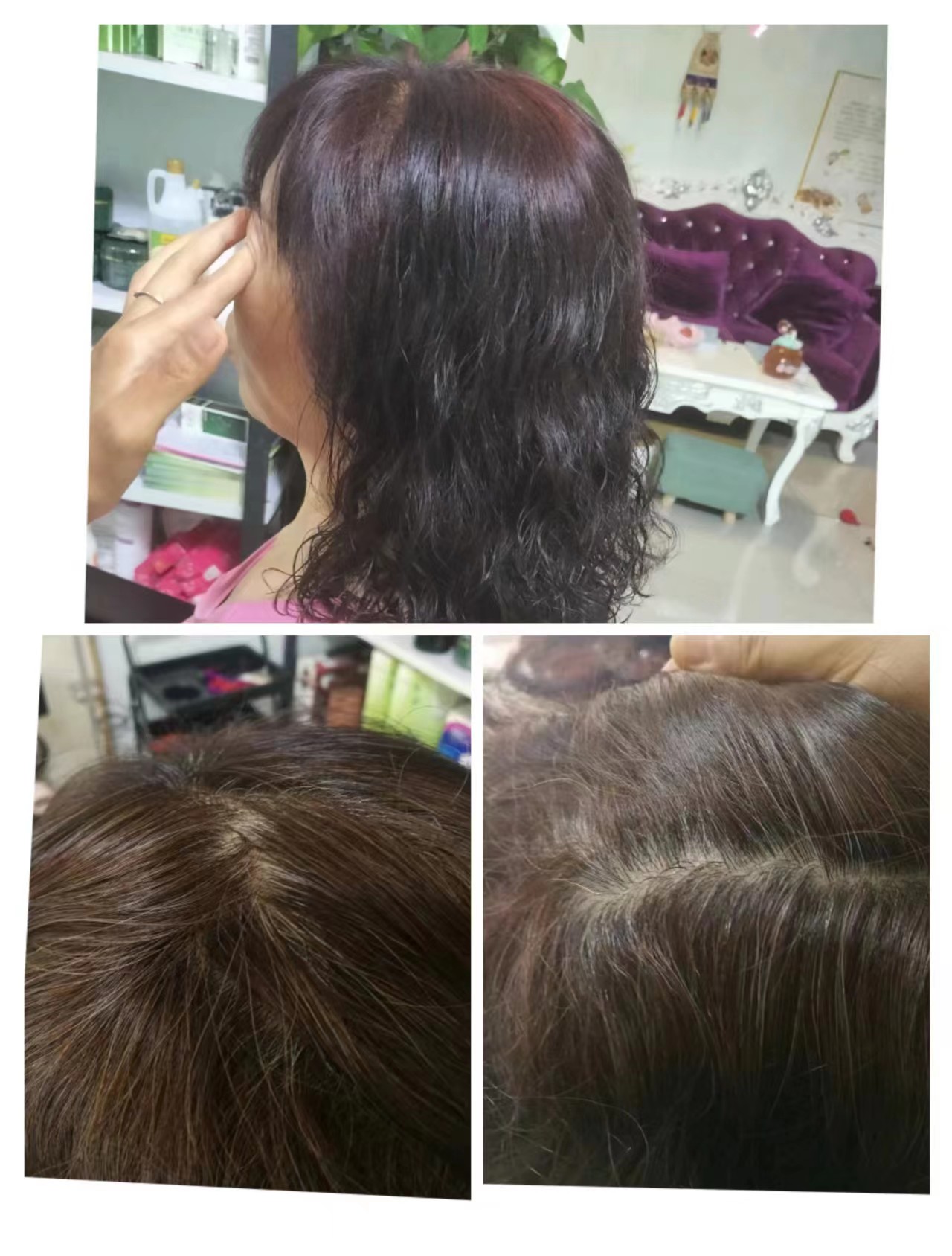 秀丝顿植物养发馆的产品可以滋润你的头发，从根部开始，让白发自然变黑